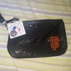 SF giant wristlet Black sequin